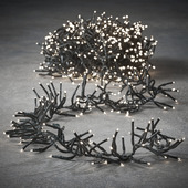 Luca Lightning clusterverlichting klasiek wit LED licht 5,6 m inclusief timer