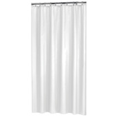 Rideau de douche Sealskin Madeira textile 120x200 cm blanc