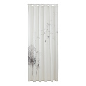 Rideau de douche Sealskin Flow 180x200 cm noir/blanc