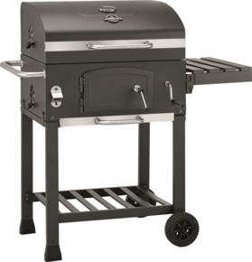 American BBQ Jaxon 2.0 houtskool BBQ metaal grijs 57 x 42 cm