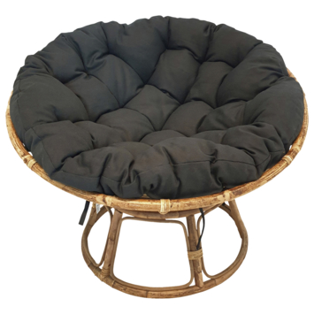 Loungestoel Papasan met zwart kussen GAMMA.be