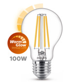 Philips LED peer E27 100 W filament helder warmglow dimbaar