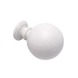 Intensions Natural knop bol met voet kalk wit ø28 mm 1 st