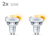 Philips LED spot GU10 50 W sceneswitch 2 stuks
