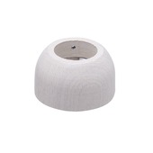 Support de tringle dans l'embrasure demi-rond Intensions Natural 28 mm blanc calcaire 2 pièces