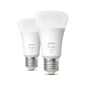 Philips Hue LED-lampen White E27 10,5W Duopack