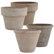 Cache-pot Fez rond terre cuite brun clair 28x36 cm