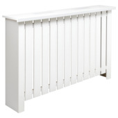 Radiatorbekleding Oxford wit 153x100 cm