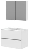 Atlantic by Allibert Badkamermeubelset Donna 80 cm - Mat Wit