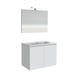 Meuble de salle de bain Atlantic by Allibert Emma 80 cm 2 porte - blanc