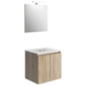 Meuble de salle de bain Atlantic by Allibert Emma 60 cm 2 portes bois