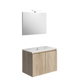 Atlantic by Allibert badmeubelset Emma 80 cm 2 deurs hout