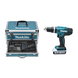 Makita klopboormachine accu 18V HP488DWAEX2 + 70 accessoires