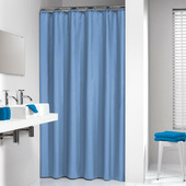 Rideau de douche Sealskin Granada PVC 180x200 cm bleu