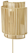 KARWEI wandlamp Nine rotan 23x20x10 cm