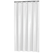 Rideau de douche Sealskin Madeira textile 240x200 cm blanc