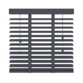GAMMA houten jaloezie 50 mm antraciet (kleurnr.955) 100x130 cm (bxh)