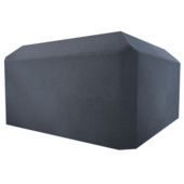 Betonpoer antraciet 18 x 18 x 10 cm