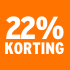 O_22% korting