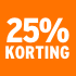 O_25% korting
