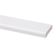 Profilé de finition droit pin laqué blanc 12x45 mm 270 cm