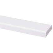 Profilé de finition oblique pin laqué blanc 12x45 mm 270 cm