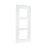 Legrand Valena Next afdekplaat 3-voudig verticaal 57 mm wit