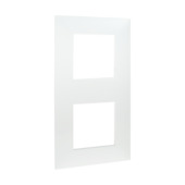 Plaque de finition double horizontale/verticale 71 mm Legrand Valena Next blanc