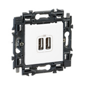 Legrand Valena Next stopcontact 2x USB-A wit