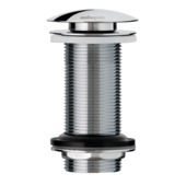 Bonde chromée quick-clac 100 mm sans trop-plein Wirquin