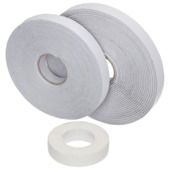 Screen Lite klittenband tbv hor zelfklevend wit 5 m