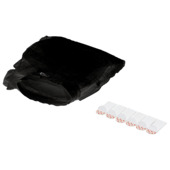 Screen Lite horgaas met clips zwart 120x140 cm