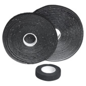 Screen Lite klittenband tbv hor zelfklevend zwart 5 m