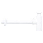 Siphon de lavabo design Differnz blanc mat