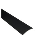 Afdekprofiel aluminium rond smoke 40x3.2x1x1000mm