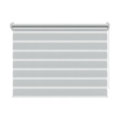 Decosol duo rolgordijn lichtdoorlatend t.b.v. draaikiepraam wit (kleurnr. 412) 107x160 cm (bxh)