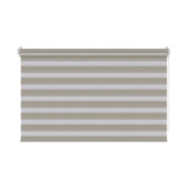 Store enrouleur duo Decosol pour fenêtre oscillo-battante gris (4313) 127 x 160 cm (lxh)