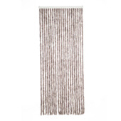 Rideau de porte Livn Chenille taupe 100x230 cm