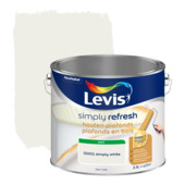 Levis Simply Refresh houten plafonds mat wit 2,5 liter