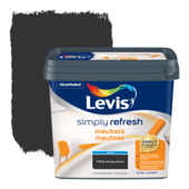 Levis Simply Refresh meubelverf satijn zwart 750 ml