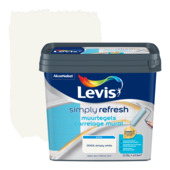 Levis Simply Refresh tegelverf satijn wit 750 ml