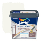 Peinture portes & fenêtres Levis Simply Refresh satiné blanc 750 ml