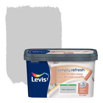 Peinture murale Levis - Mat - Blanc - 8 + 2 litres