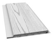 Lambris en PVC GAMMA 270x10 cm 2,7 m² 10 pièces frêne blanc