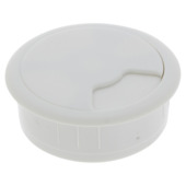 Starx bureaudop 60 mm kunststof wit