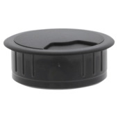 Starx bureaudop 60 mm kunststof zwart