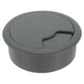 Starx bureaudop 60 mm kunststof grijs