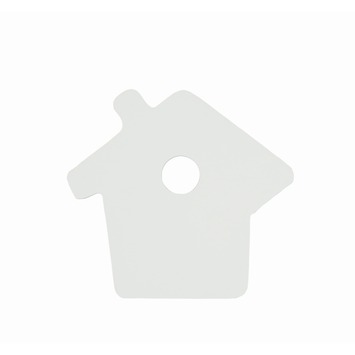 WOOOD muurdecoratie vogelhuisje wit