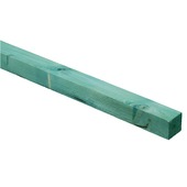 Lat gedrenkt vuren groen 46x46 mm 240 cm