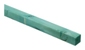 Lat gedrenkt vuren groen 46x46 mm 300 cm